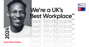 We are proud to announce that we have been named among the UK’s Best Workplaces™ 2024 List by Great Place To Work. 